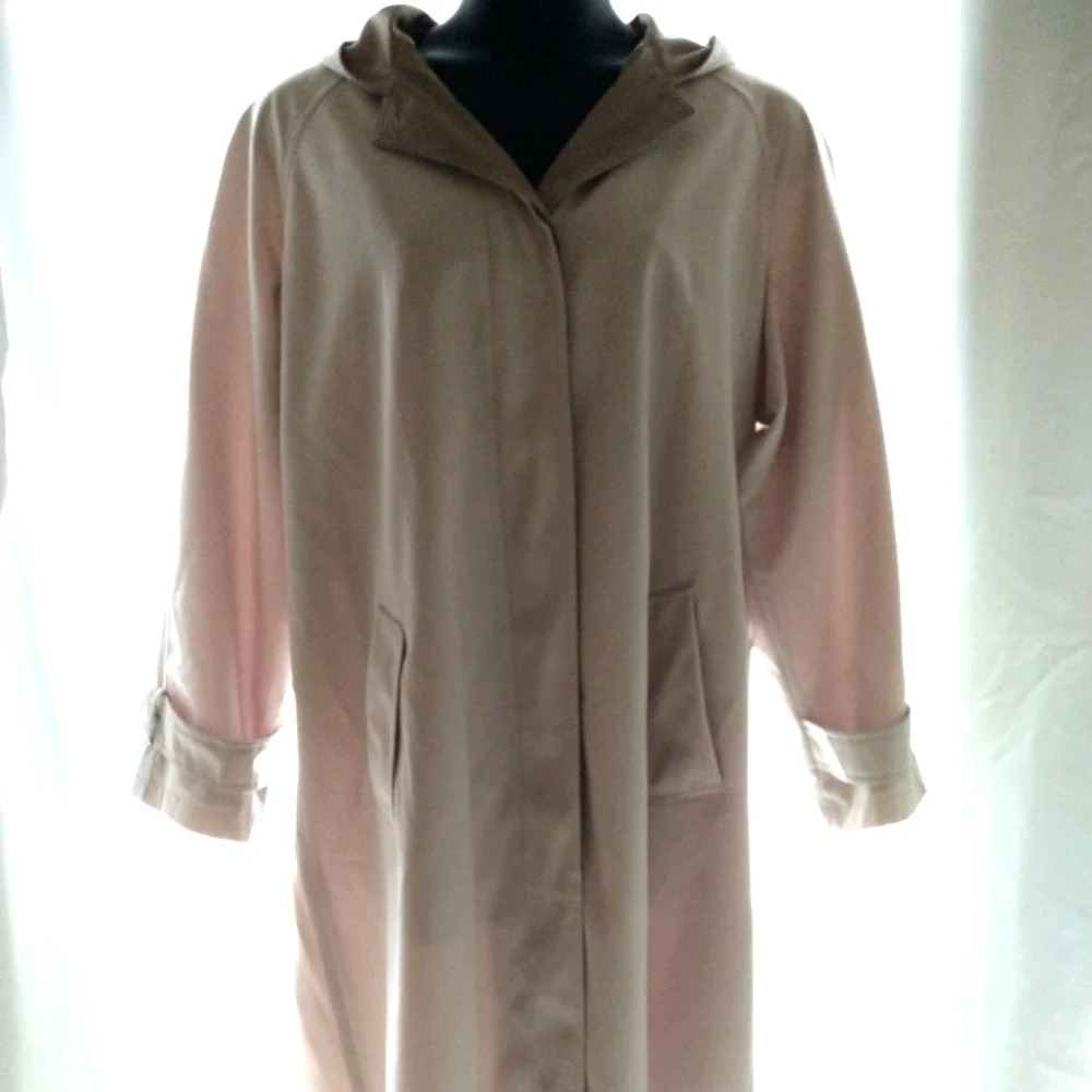 Gallery Hooded Trench Coat EUC - Picture 2 of 16
